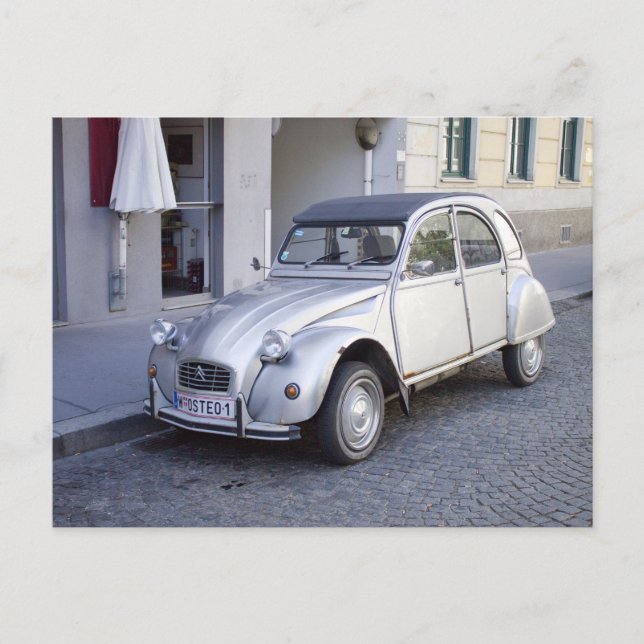 Citroën 2 CV Vykort (Framsida)