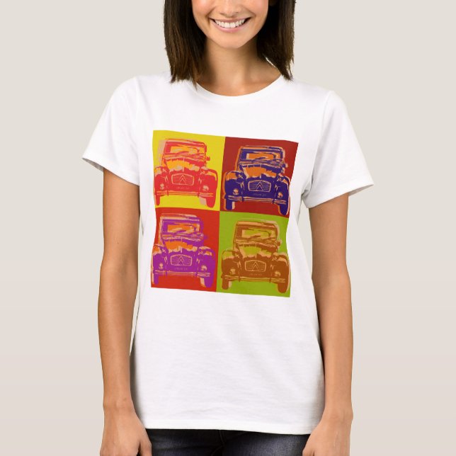 Citroen 2CV 1 Tee Shirt (Framsida)