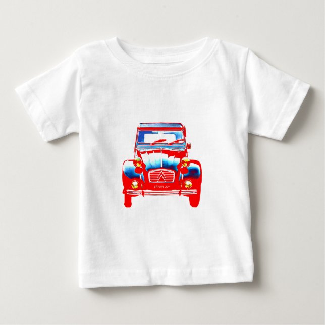Citroen 2CV 2 T-shirt (Framsida)