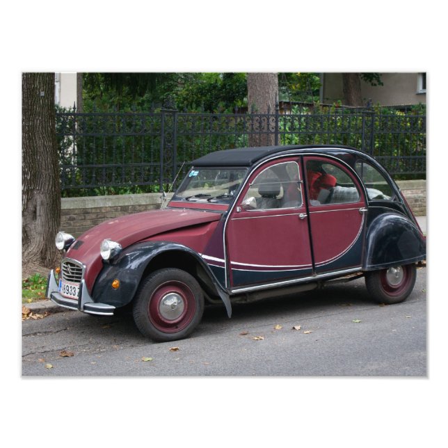 Citroen 2CV Charleston Fototryck (Framsidan)