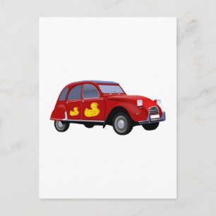 Citroen 2CV Ente Vykort