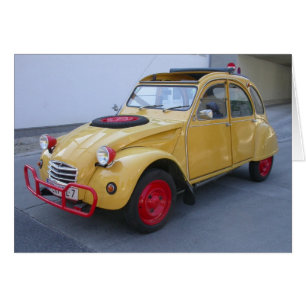 Citroën 2CV Erpel Hälsningskort