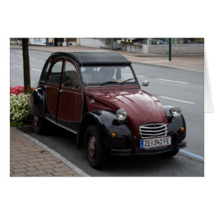 Citroën 2CV Hälsningskort
