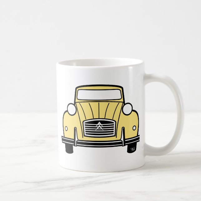 Citroen 2CV Kaffemugg (Höger)