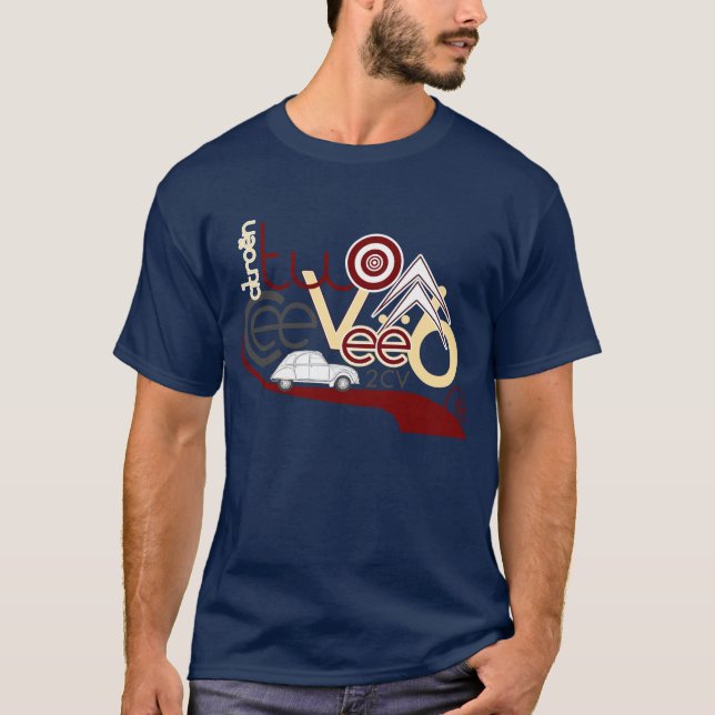 Citroen 2CV T-shirt (Framsida)
