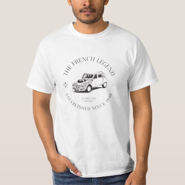 CITROEN 2CV T-SHIRT (Framsida)
