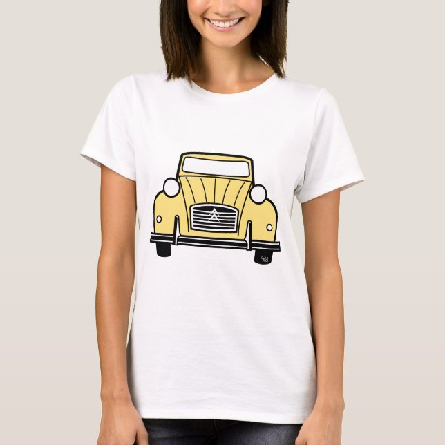 Citroen 2CV Tee Shirt (Framsida)
