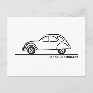 Citroen 2CV Vykort