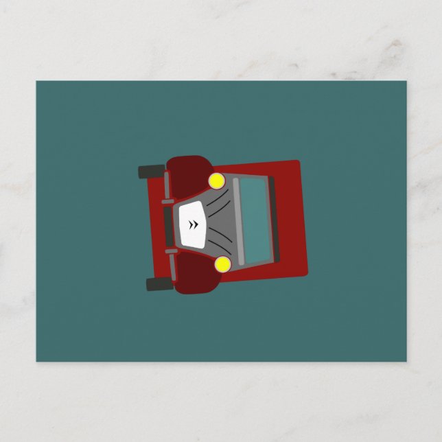 Citroen 2CV-vykort Vykort (Framsida)