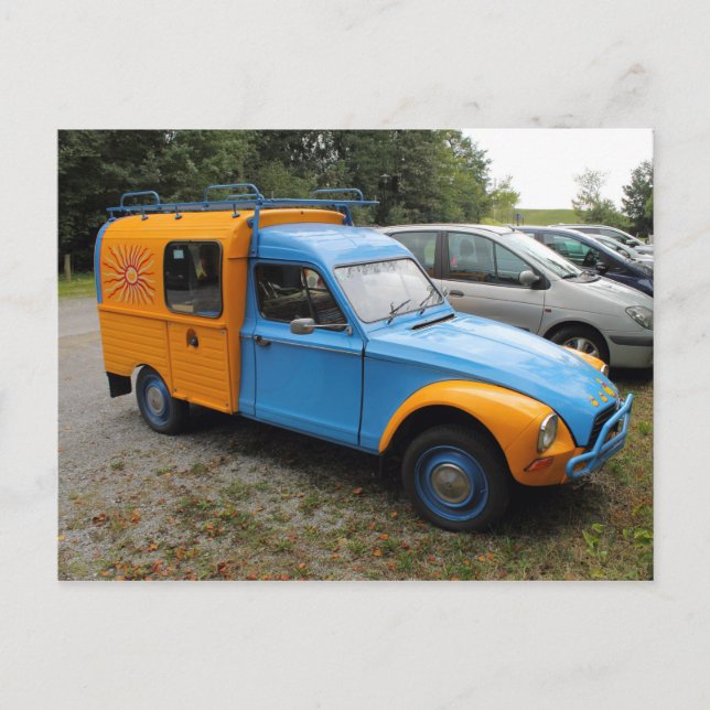 Citroen Acadiane Vykort (Framsida)