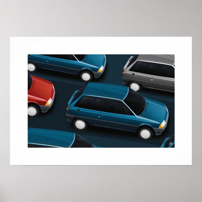 Citroen AX Poster (Framsidan)