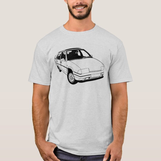 Citroen BX 16V Fas1 T-Shirt (Framsida)