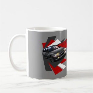Citroen BX 16V illustrerad mugg