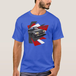 Citroen BX 16V T-tröja (mörka grå färg) Tee Shirt