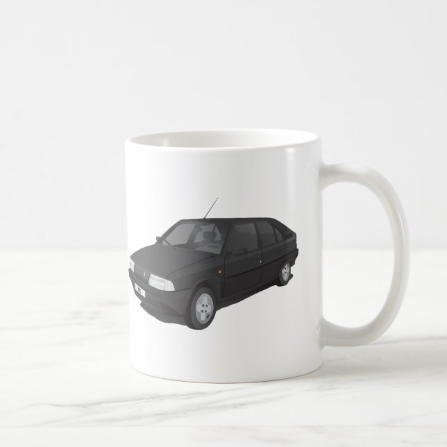 Citroën BX svart/gråttmugg Kaffemugg (Höger)