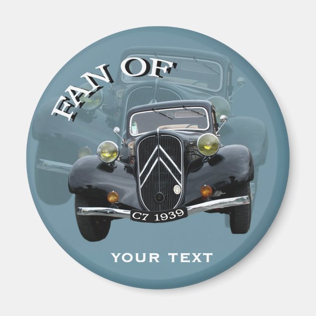 CITROEN C7 1939 MAGNET (Framsidan)