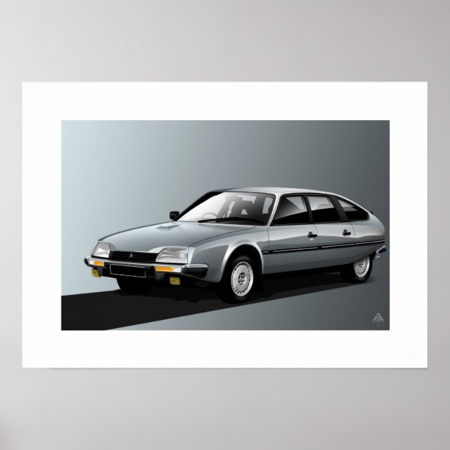Citroen CX GTI Poster (Framsidan)
