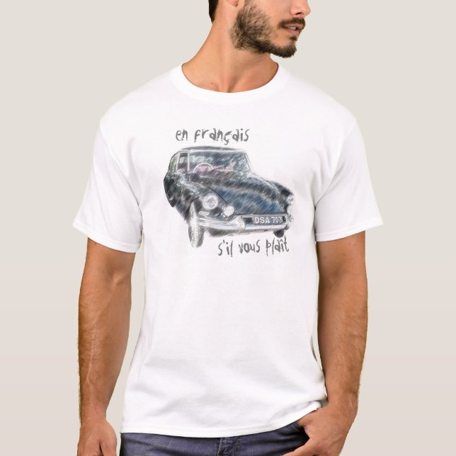 Citroen DS - Classic T Shirt (Framsida)