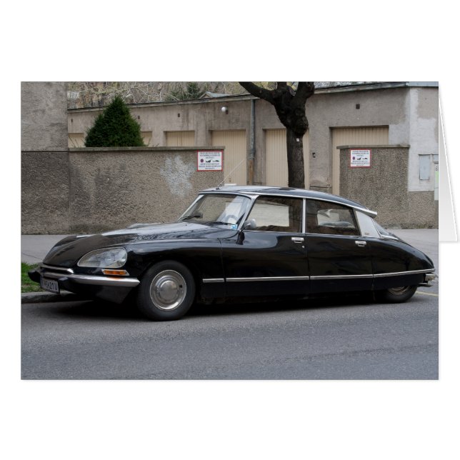 Citroën DS Hälsningskort (Framsidan Horizontal)