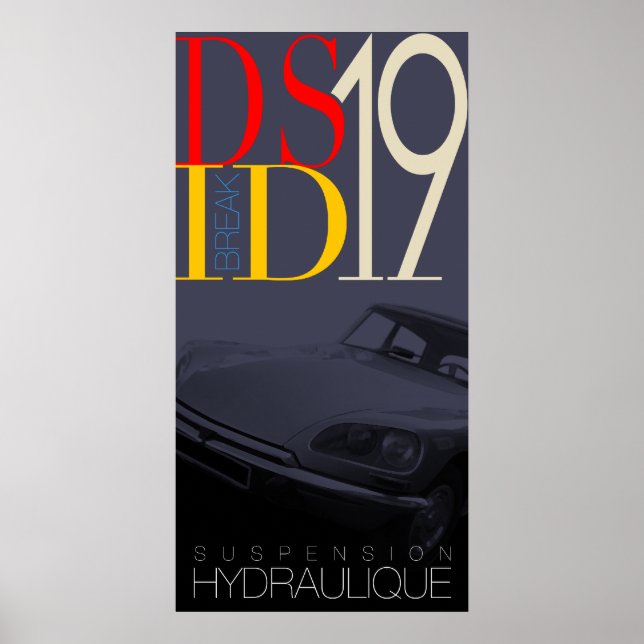 Citroen DS Poster (Framsidan)