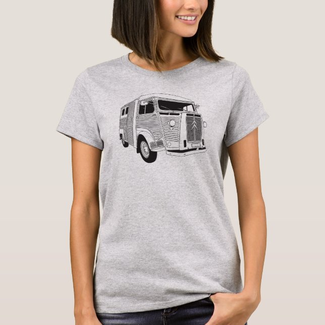 Citroen HY Skåpbil T-tröja Tee Shirt (Framsida)