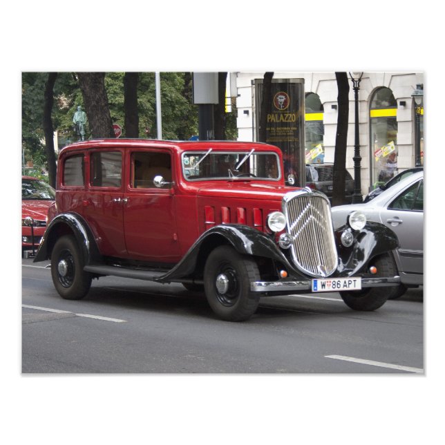 Citroen Rosalie Fototryck (Framsidan)