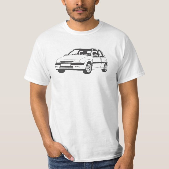 Citroen Saxo VTS T-tröja T-shirt (Framsida)