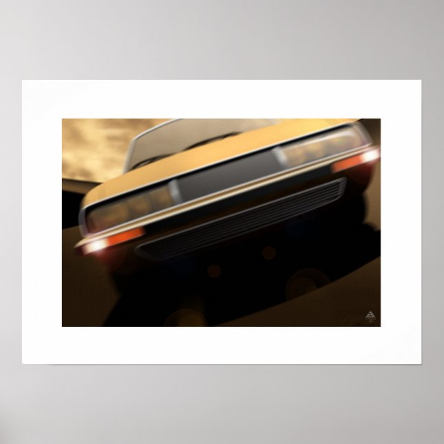 Citroen SM-poster Poster (Framsidan)