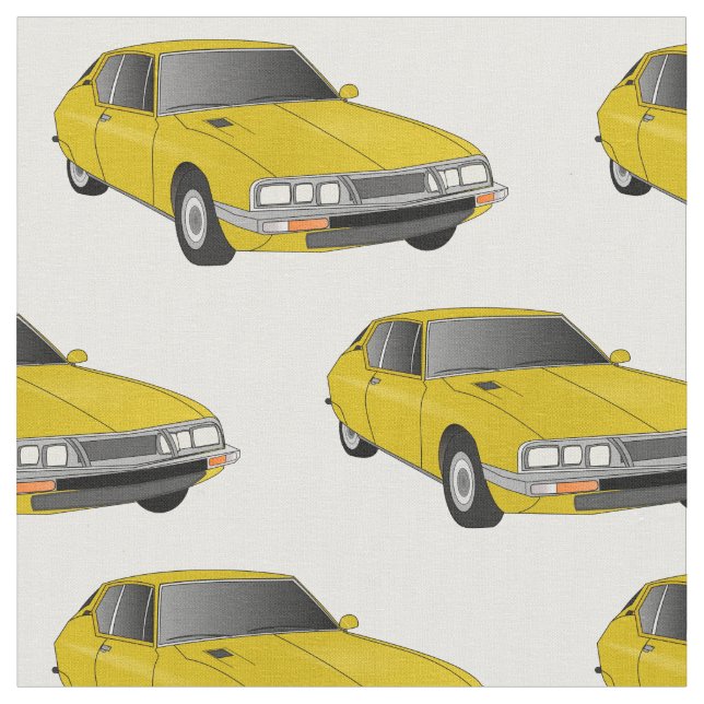 Citroen SM tyg (Närbild)