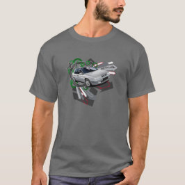 Citroen Xantia Activa illustrerad T-tröja T Shirt