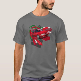Citroen Xantia Activa illustrerad T-tröja Tee Shirt
