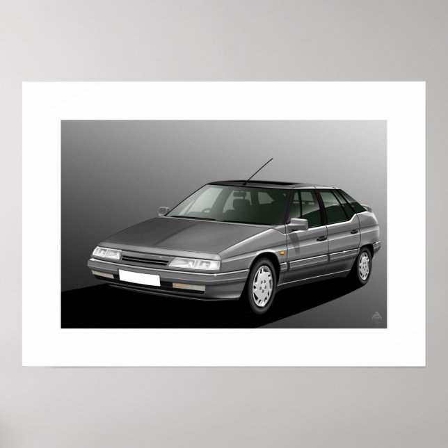 Citroen XM V6 24V Poster (Framsidan)