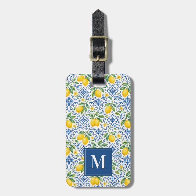 Citron Bagageetikett Bagagebricka (Vertikal Framsida)