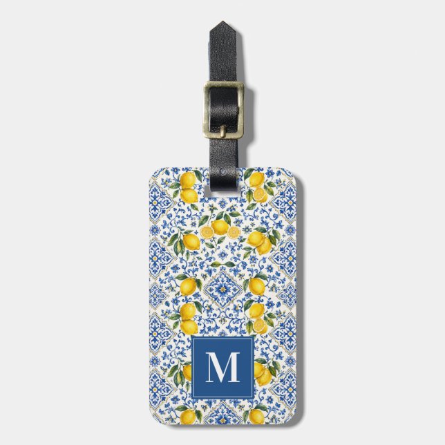 Citron Bagageetikett Bagagebricka (Vertikal Framsida)