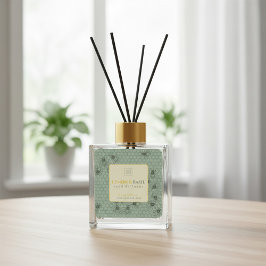 Citron & Basil Doftdiffusor Etikett