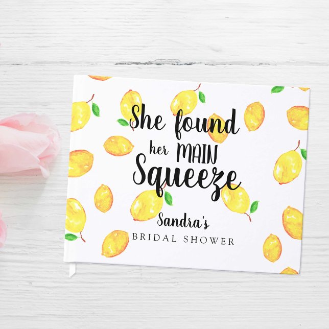  Citron Bröllopsdusch Hon Hittade Sin Huvudsakliga Gästböcker (Skapare uppladdad)