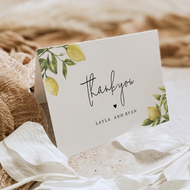 CITRON Citron Citrus Tackkort (Skapare uppladdad)