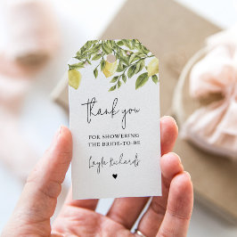 CITRON Citrus Möhippa Favor-tagg Presentetikett