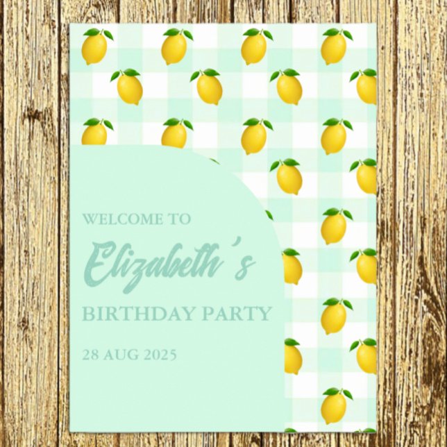 Citron Citrus Sommar Födelsedag Poster (Skapare uppladdad)