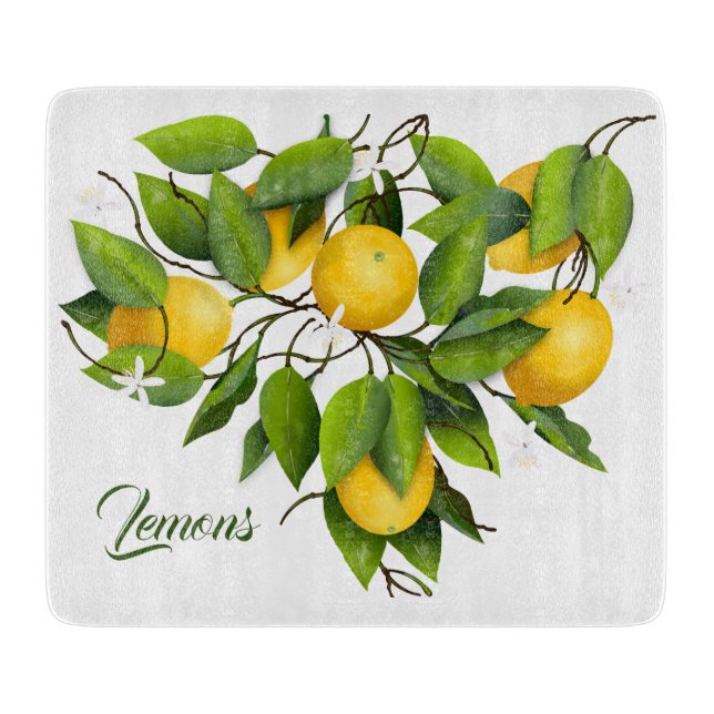 Citron Citrusfrukt Botanisk (Framsidan)