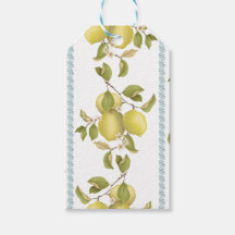 Citron Dans Presentgiftsetiketter