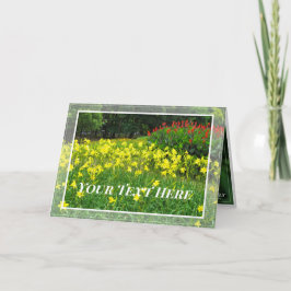 Citron Daylily [hälsningskort] カ ー Kort