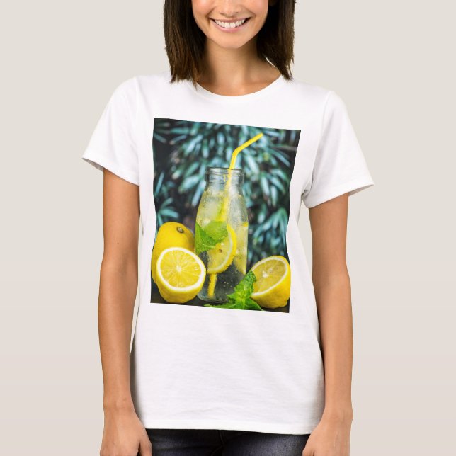 Citron-dryck T Shirt (Framsida)