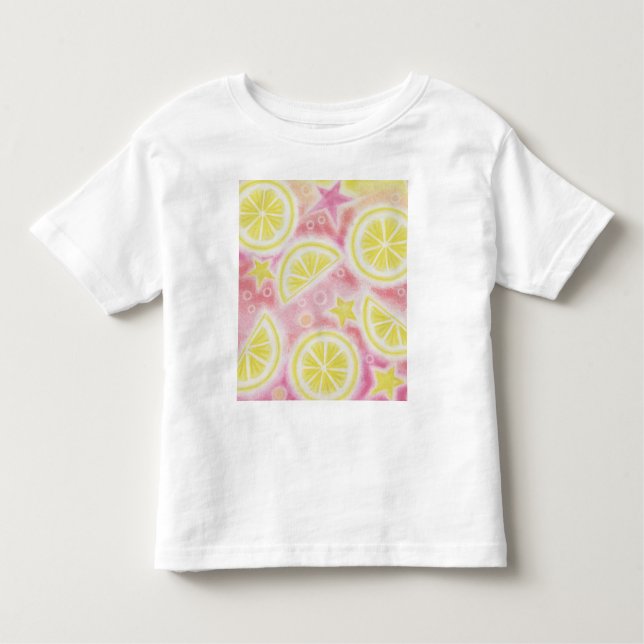 Citron för rosa Lemonade "organisk t-skjorta för T Shirt (Framsida)