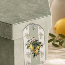 Citron Frukt Gåva Etiketter