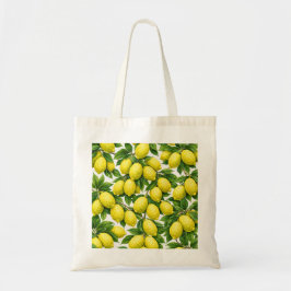 Citron Frukt Mönster Tygkasse