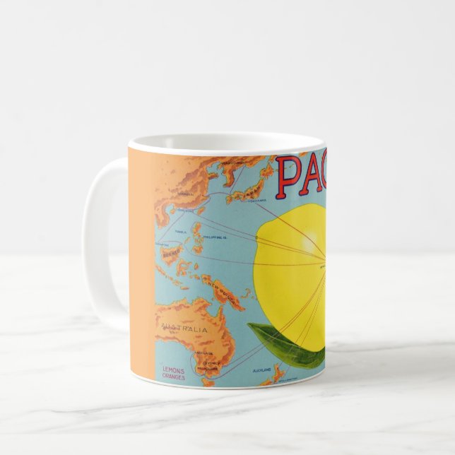 Citron Frukt Mugg (Framsida vänster)