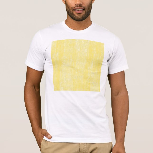 Citron - gult målar verkställer t shirt (Framsida)