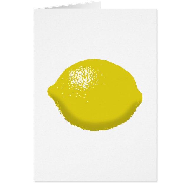 Citron: Hälsningskort (Framsidan)