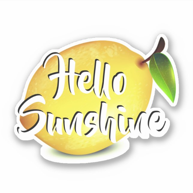 Citron, Hej Sunshine Klistermärken (Framsida)
